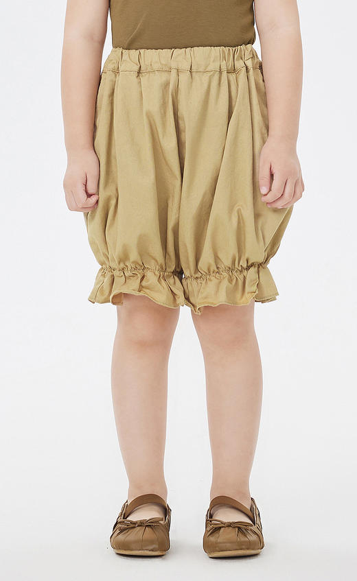 jnby  23年夏款   全棉花边灯笼短裤  1N4E14820 商品图9