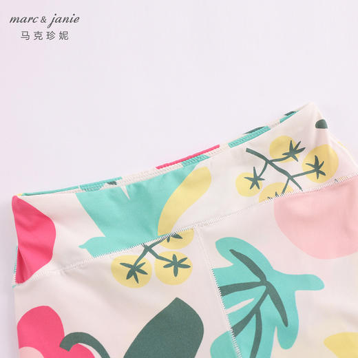 马克珍妮夏装 女童弹力透气运动打底裤 儿童短裤凉感骑行裤230579 商品图4