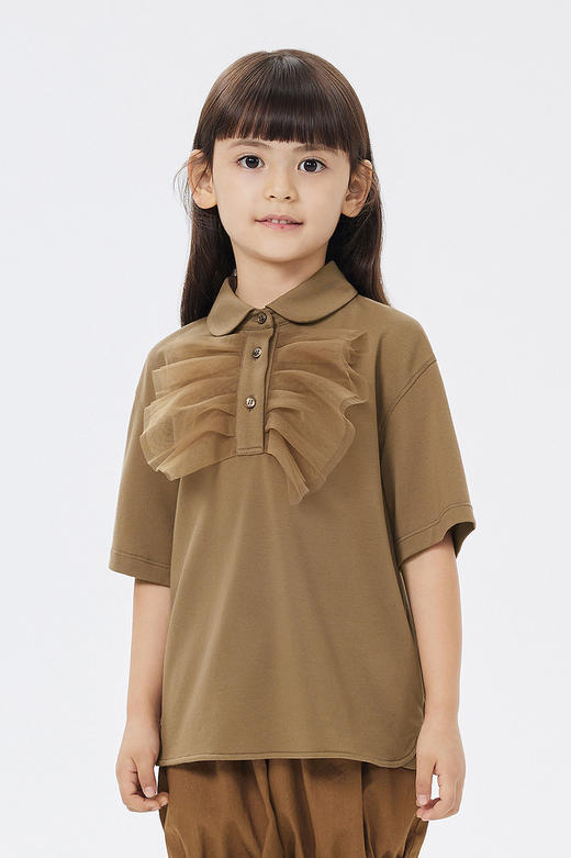 jnby  23年夏款  细纱领口柔软短袖polo衫  1N4113380 商品图0