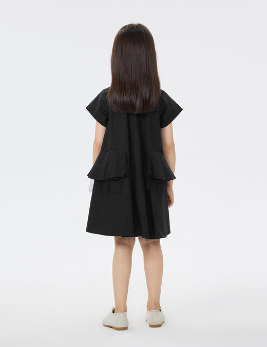 jnby  23年夏款  高密府绸纯色短袖连衣裙  1N4G13570 商品图7