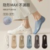 明萱针织 新款男款 均码薄款船袜/隐形袜  简约十色 竖纹设计 柔软舒适 商品缩略图5