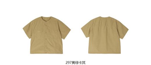 jnby  23年夏款  全棉微皱纹理短袖衬衣   1N4214160 商品图11