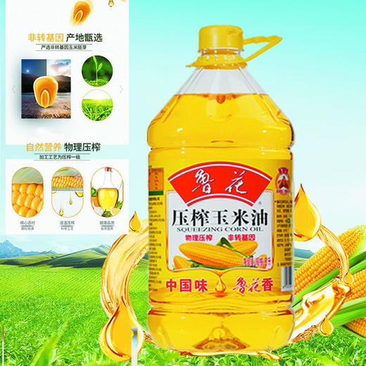 【百】鲁花压榨玉米油5L 商品图1