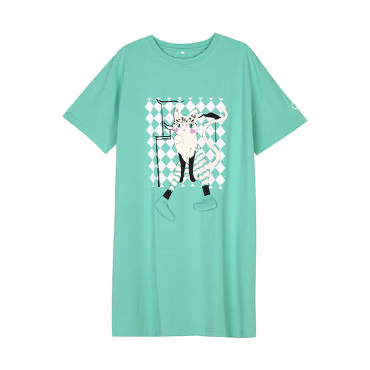 都市丽人凉感无尘棉薄短袖家居服睡衣LH36B6 商品图6