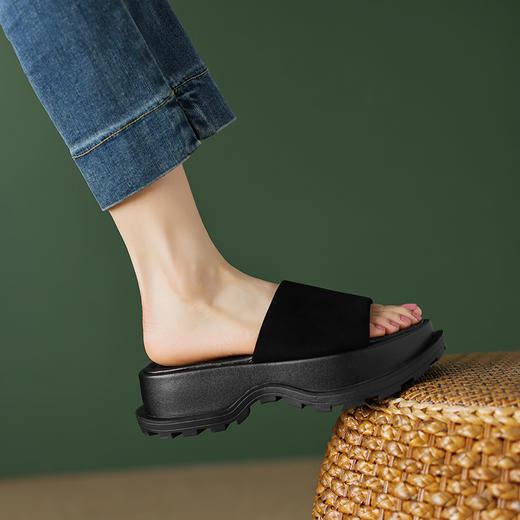 时尚个性，三色羊皮拖鞋TYM-D6185 商品图13