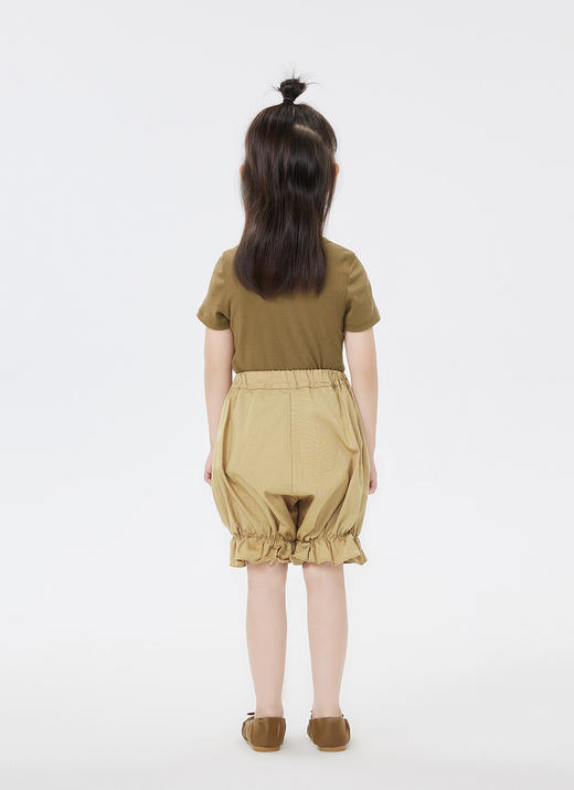 jnby  23年夏款   全棉花边灯笼短裤  1N4E14820 商品图11