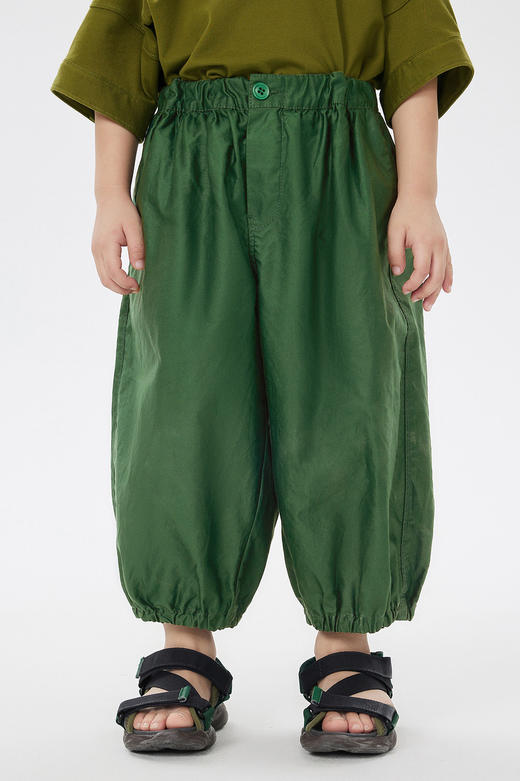 jnby  23年夏款  高密贡缎清爽舒适七分裤  1N4E14100 商品图0