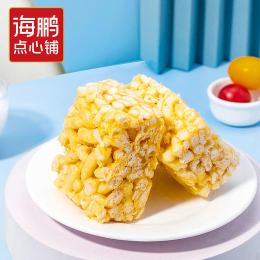 【无蔗糖零食】海鹏甜度低饱腹代餐营养便捷无蔗糖沙琪玛奶酪味320g 商品图6