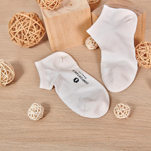 女丨短筒袜女船袜不掉跟防臭透气春夏季新款纯棉隐形袜子【2双装 6双6折 2312303】 商品图7