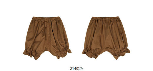 jnby  23年夏款   全棉花边灯笼短裤  1N4E14820 商品图14