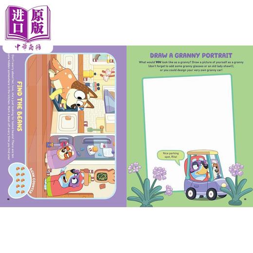 【中商原版】Bluey Big Book Of Games! 小蓝狗布鲁伊 游戏书 英文原版 进口图书 儿童动物故事图画书 游戏玩具书 商品图4