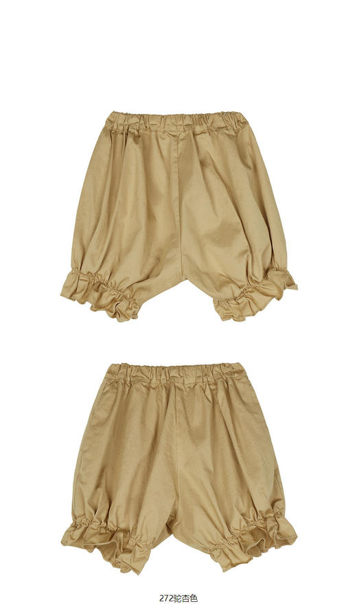 jnby  23年夏款   全棉花边灯笼短裤  1N4E14820 商品图12