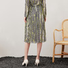 EITIE爱特爱夏季新款几何印花高腰显瘦半身裙7006714 商品缩略图4