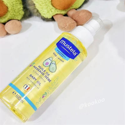 mustela妙思乐婴幼儿童温和易吸收润肤宝宝按摩油100ml（无香型）MSL-36263 商品图0