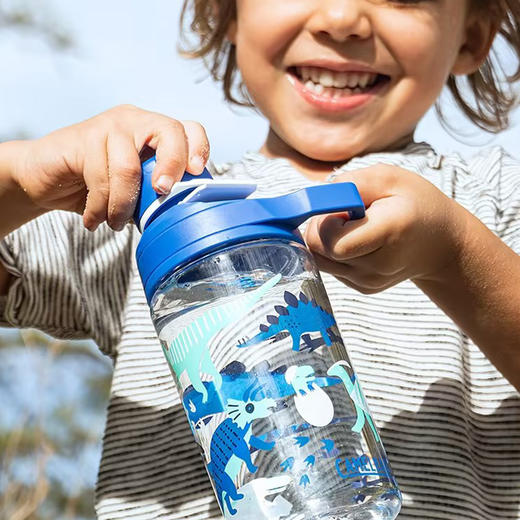 美国驼峰CamelBak 儿童直饮杯便携幼儿园卡通龙口单层水壶0.4L 商品图6