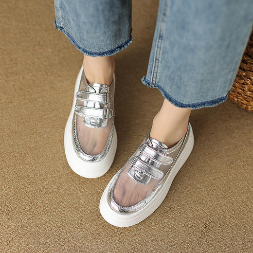 舒适减龄，网纱厚底凉鞋TYM-D6186 商品图11