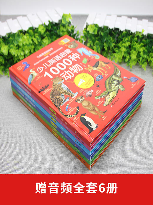 【有声阅读】全6册儿童情景英语单词大书英语绘本分级阅读自然拼读教材有声书彩色儿童英语轻松读英语入门自然拼读学零基础自学书 商品图1