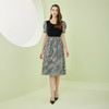 RF8E4斯尔丽瑟俪2023年春夏新款圆领短袖拼接中长连衣裙 商品缩略图3