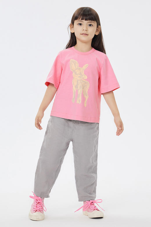 jnby  23年夏款  耐洗针织棉短袖T恤  1N4112500 商品图0