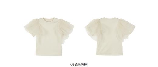 jnby  23年夏款  细纱袖笼设计短袖T恤  1N4113240 商品图12