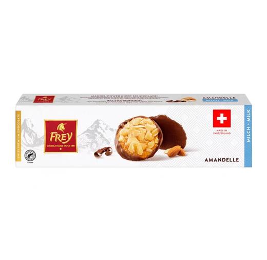 FREY飞瑞尔牛奶巧克力扁桃仁薄脆饼干100g/盒 商品图0
