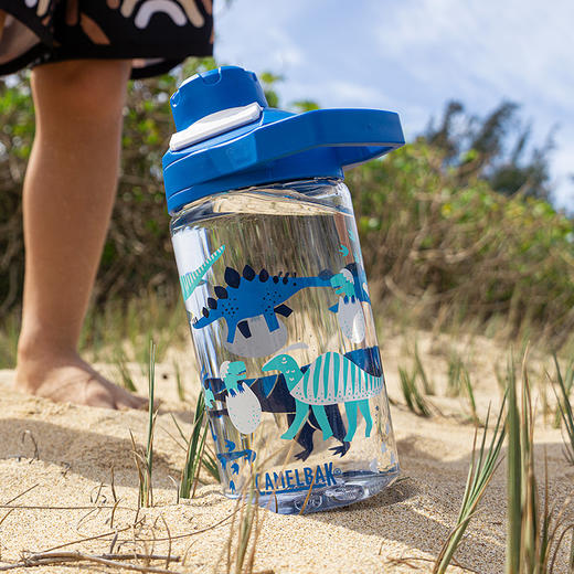 美国驼峰CamelBak 儿童直饮杯便携幼儿园卡通龙口单层水壶0.4L 商品图5