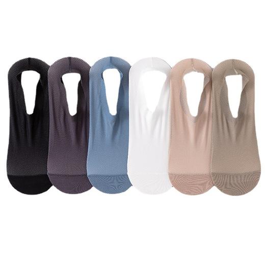 明萱针织 新款男款 均码薄款船袜/隐形袜  简约十色 竖纹设计 柔软舒适 商品图7