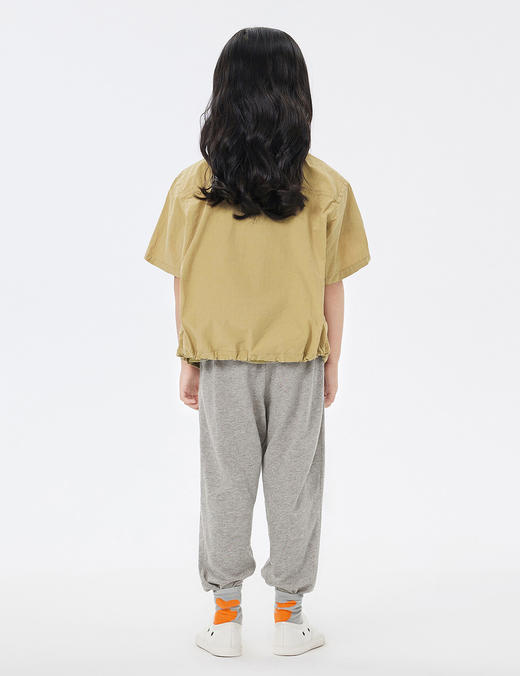 jnby  23年夏款  全棉微皱纹理短袖衬衣   1N4214160 商品图6