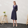 EITIE爱特爱夏季新款束腰五分袖优雅显瘦连衣裙7007718 商品缩略图1