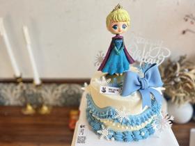 迪士尼之Q版冰雪女王加高款