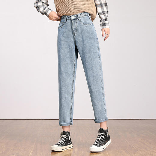 高腰老爹哈伦牛仔裤 商品图1