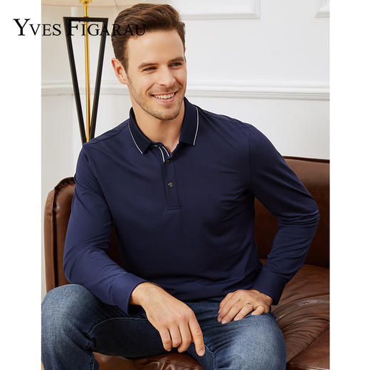 YvesFigarau伊夫·费嘉罗春季新款休闲长袖T恤950901 商品图0
