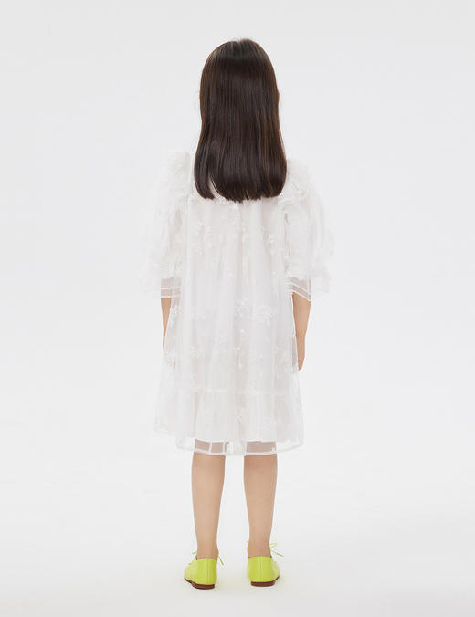 jnby  23年夏款  绣花设计A型细纱短袖连衣裙  1N4G12020 商品图6