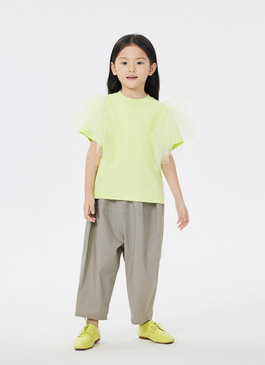 jnby  23年夏款  细纱袖笼设计短袖T恤  1N4113240 商品图10