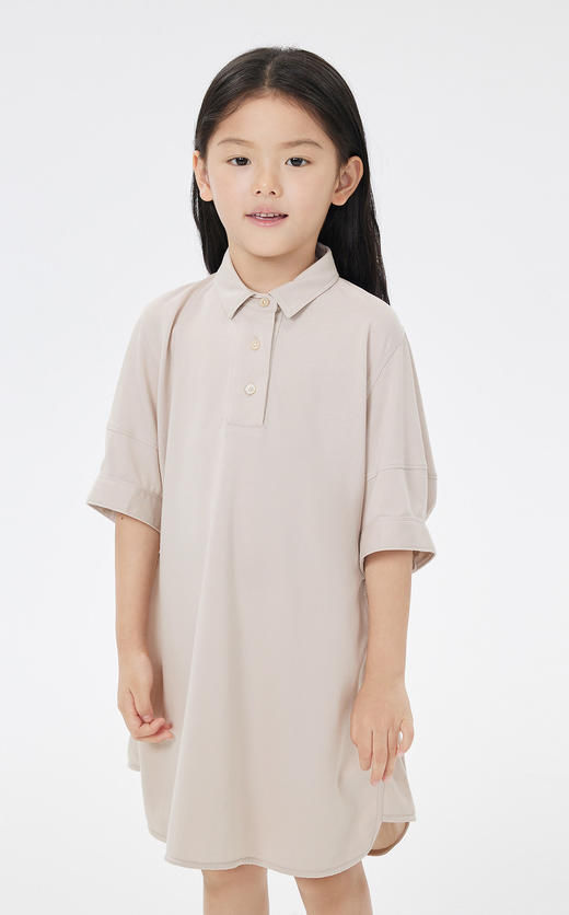 jnby  23年夏款  A型衬衫式短袖连衣裙  1N4G14080 商品图3