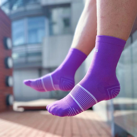 URG 2.0 专业跑步袜子 全新推出紫色款和高帮款 跑马拉松比赛越野跑步耐力跑训练慢跑健身徒步运动袜  可定制 商品图8