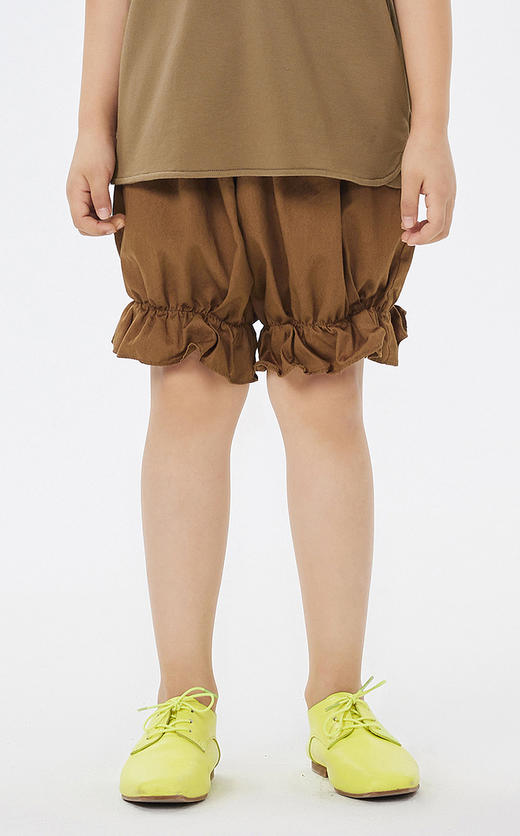 jnby  23年夏款   全棉花边灯笼短裤  1N4E14820 商品图4