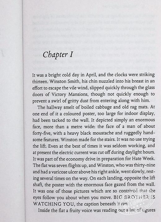 【中商原版】乔治 奥威尔 1984 英文原版 Nineteen Eighty Four George Orwell 商品图5