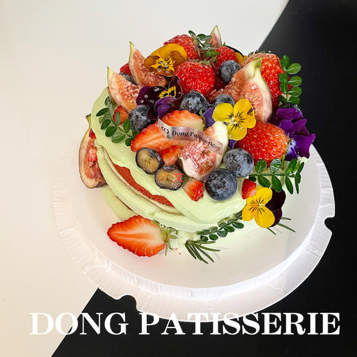 开心果红丝绒 · 奶油蛋糕（水果根据季节时令替换） 商品图3