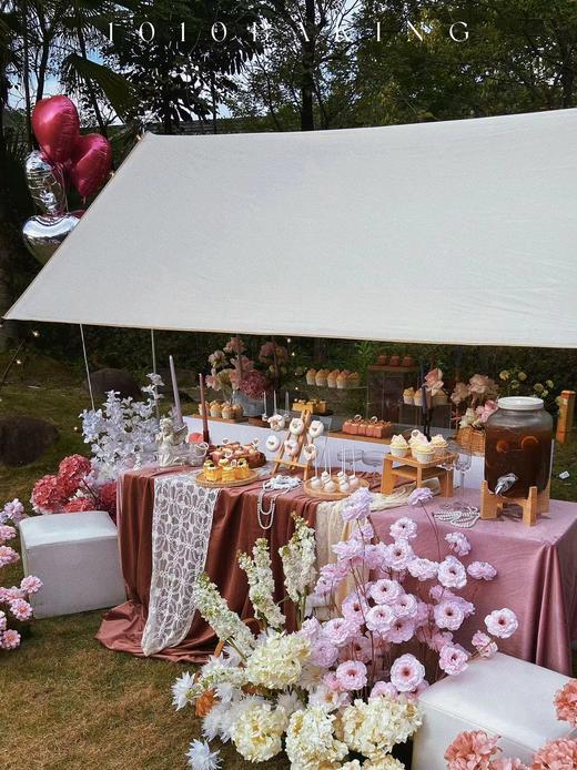 「户外婚礼·中海汤泉」户外婚礼甜品台案例 商品图3