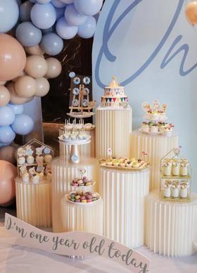 「小王子·周岁主题」甜品台案例