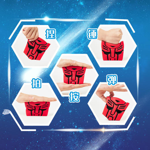 解压玩具发泄神器办公室摆件变形金刚徽章慢回弹收藏玩偶泄愤男女 商品图3