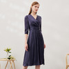 EITIE爱特爱夏季新款束腰五分袖优雅显瘦连衣裙7007718 商品缩略图3