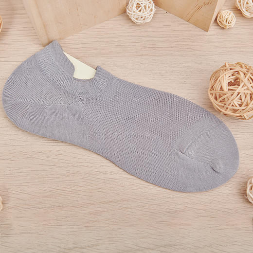 莫代尔全网面浅口袜子男短袜纯棉夏季透气薄款男士浅口低帮防臭吸汗【2311305】 商品图0