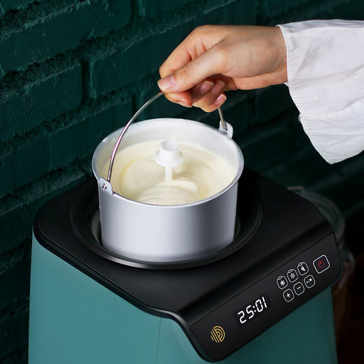 【柏翠3.0冰淇淋机】柏翠 (petrus) 冰淇淋机 雪糕机小型全自动家用冰激凌 压缩机制冷IC1280 商品图1