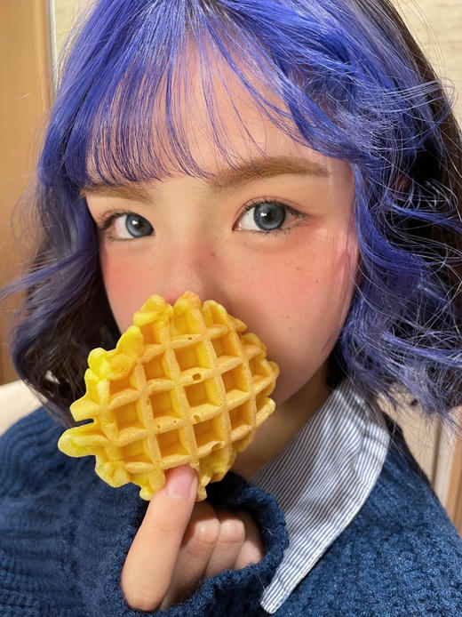 【月抛和日抛  】来古冰川 Papadox | 中直径14.2, 着色13.6 | 【一盒2片，一盒里是同一度数，不同度数需要买两盒】蓝色混血美瞳 商品图4