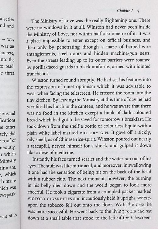 【中商原版】乔治 奥威尔 1984 英文原版 Nineteen Eighty Four George Orwell 商品图7