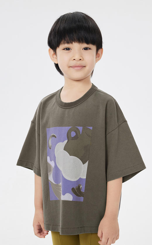 jnby 23年夏款  原创图案艺术感短袖T恤  1N4112170 商品图3