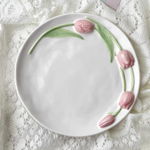 手捏郁金香盘 商品图3