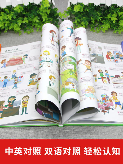 【有声阅读】全6册儿童情景英语单词大书英语绘本分级阅读自然拼读教材有声书彩色儿童英语轻松读英语入门自然拼读学零基础自学书 商品图3